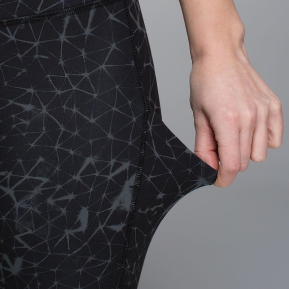 Lululemon Speed Tight III Full-On Luxtreme Star Crushed Coal Black Size 6 - Picture 5 of 10